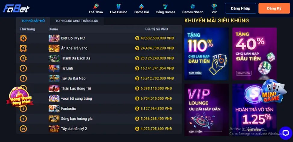Game Slot Phổ Biến 3